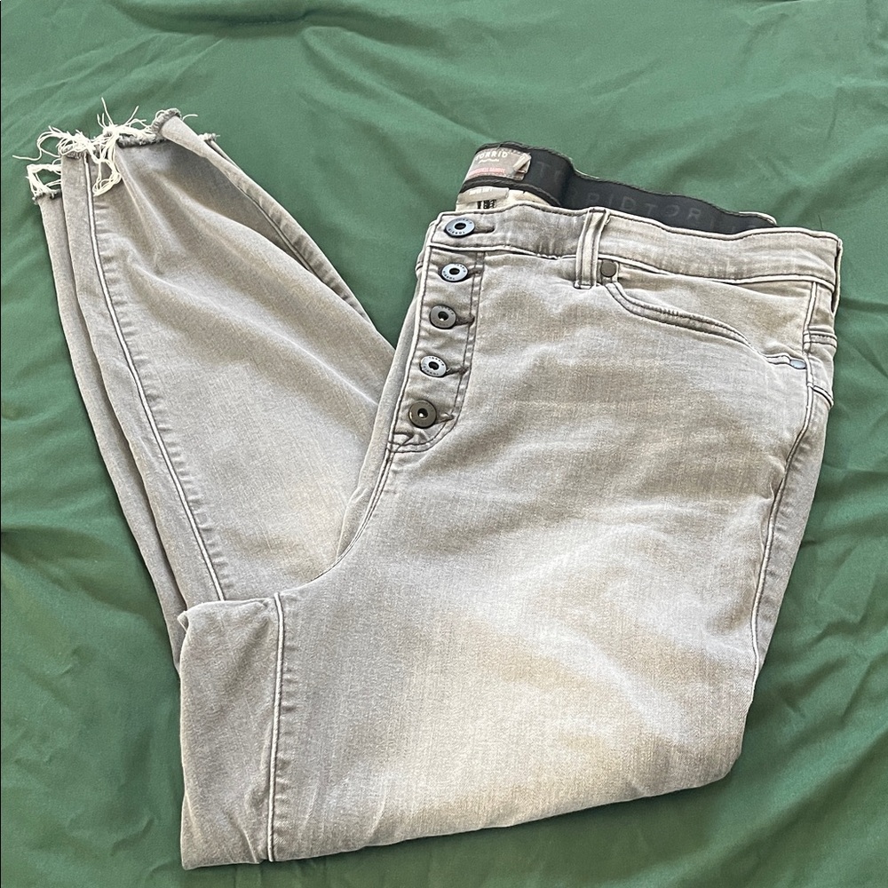Torrid Light Gray Skinny Jeans